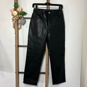 Altard State Black Faux‎ Leather Pants Size Small